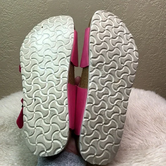 Birkenstock Birki’s Hot Pink Slide Sandal - Picture 6 of 6